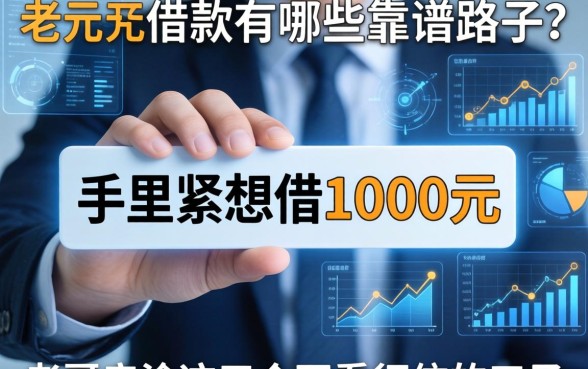 手里紧想借1000元借款有哪些靠谱路子?老哥亲测这五个不看征信的口子