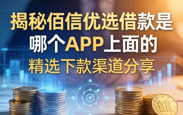 揭秘佰信优选借款是哪个app上面的，精选下款渠道分享