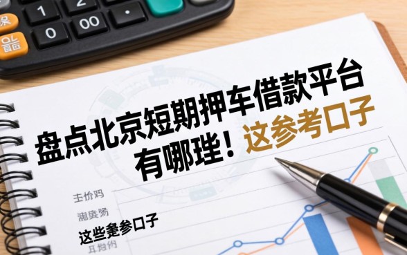 盘点北京短期押车借款平台有哪些，整理出这些参考口子
