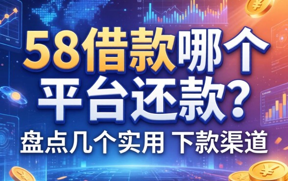 58借款在哪个平台还款？盘点几个实用的下款渠道