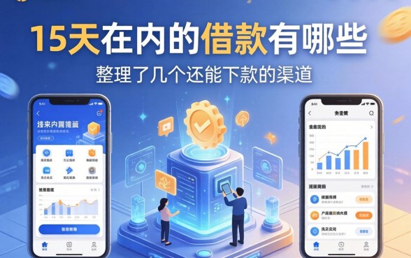 15天以内的借款有哪些？整理了几个还能下款的渠道