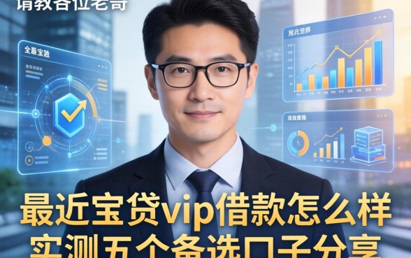 请教各位老哥，最近宝贷vip借款怎么样？实测五个备选口子分享