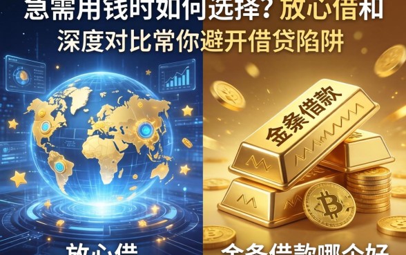 急需用钱时如何选择？放心借和金条借款哪个好？深度对比帮你避开借贷陷阱