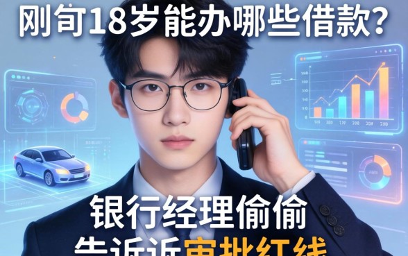 刚满18岁能办哪些借款？银行经理偷偷告诉你审批红线