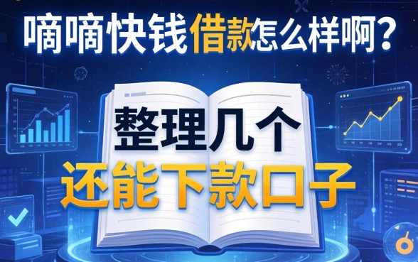嘀嘀快钱借款怎么样啊？整理了几个还能下款的口子