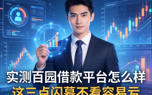 生意人实测百园借款平台怎么样，这三点内幕不看容易亏