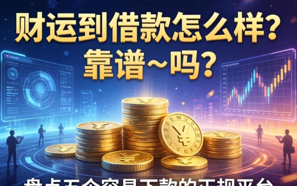 财运到借款怎么样？靠谱吗？盘点五个容易下款的正规平台