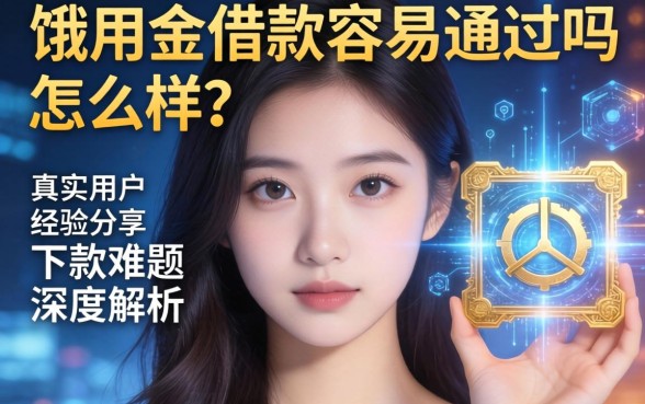 饿用金借款容易通过吗怎么样？真实用户经验分享与下款难题深度解析