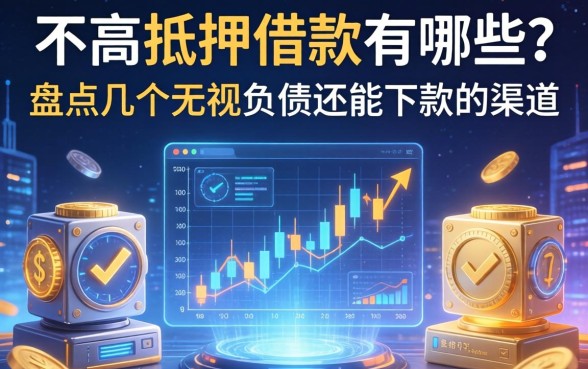 不抵押借款有哪些？盘点几个无视负债还能下款的渠道