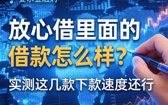 放心借里面的借款怎么样？实测这几款下款速度还行