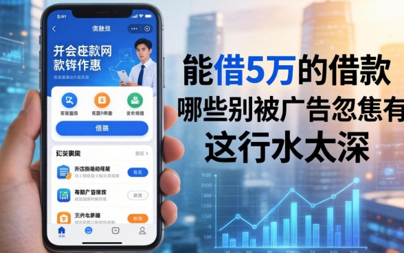 能借5万的借款软件有哪些？别被广告忽悠，这行水太深