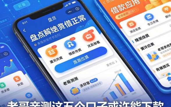 盘点那些不正规的借款应用有哪些，老哥亲测这五个口子或许能下款