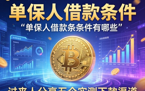 单保人借款条件有哪些？过来人分享五个实测下款渠道