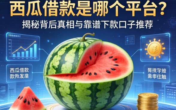 大西瓜借款是哪个平台的？揭秘背后真相与靠谱下款口子推荐