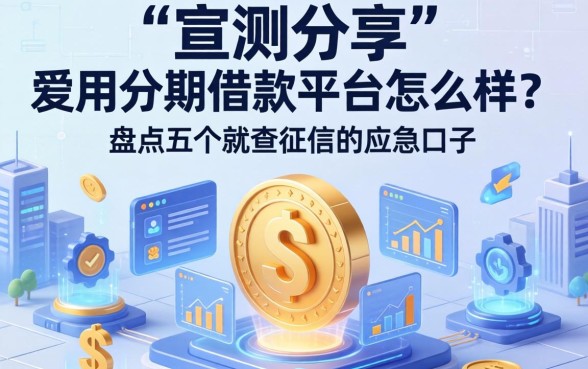 实测分享：爱用分期借款平台怎么样？盘点五个不查征信的应急口子