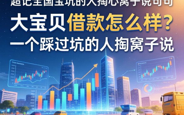 大宝贝借款怎么样？一个踩过坑的人掏心窝子说几句