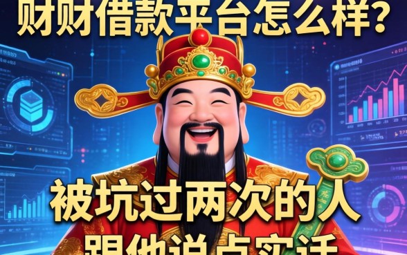 财神借款平台怎么样？被坑过两次的人跟你说点实话
