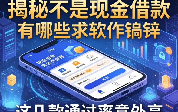 揭秘不是现金借款的有哪些软件，这几款通过率意外高