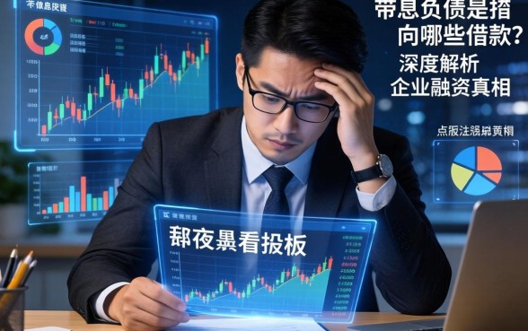 老板深夜看报表发愁，带息负债是指向哪些借款？深度解析企业融资真相
