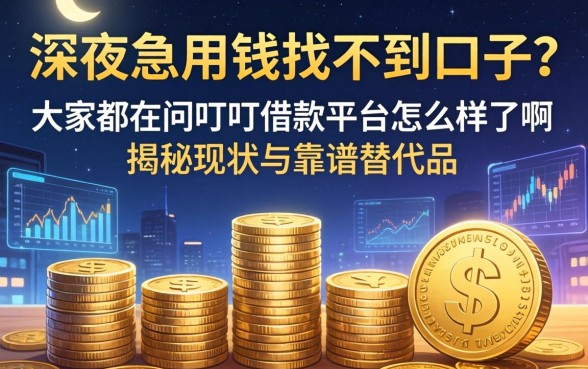 深夜急用钱找不到口子？大家都在问叮叮借款平台怎么样了啊，揭秘现状与靠谱替代品