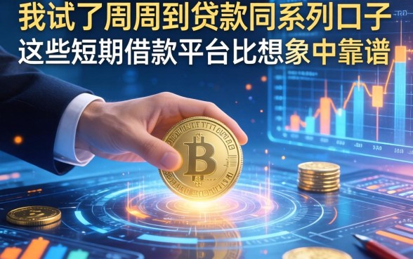 我试了周周到贷款同系列的口子，发现这些短期借款平台比想象中靠谱