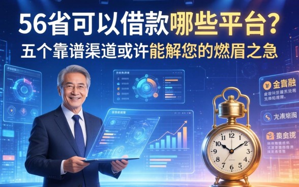 56岁可以借款哪些平台？这五个靠谱渠道或许能解您的燃眉之急