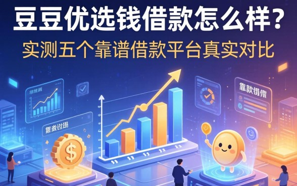 豆豆优选钱借款怎么样？实测五个靠谱借款平台真实对比