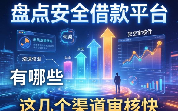 盘点安全借款平台软件有哪些，这几个渠道审核快