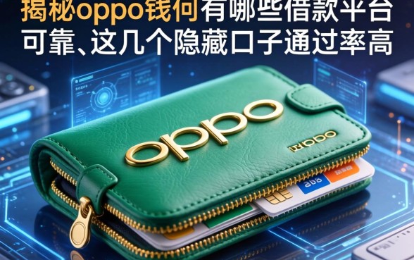 揭秘oppo钱包有哪些借款平台可靠，这几个隐藏口子通过率高