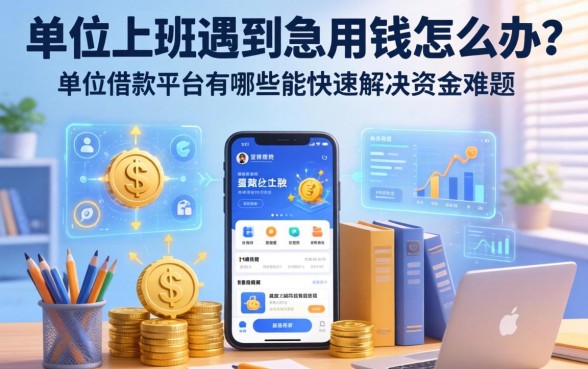 单位上班遇到急用钱怎么办？单位借款平台有哪些软件能快速解决资金难题？