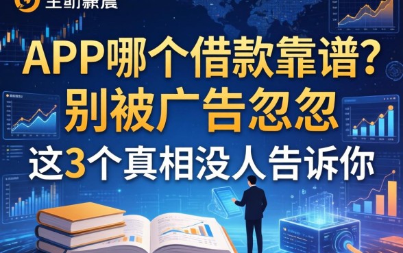 app哪个借款靠谱？别被广告忽悠，这3个真相没人告诉你