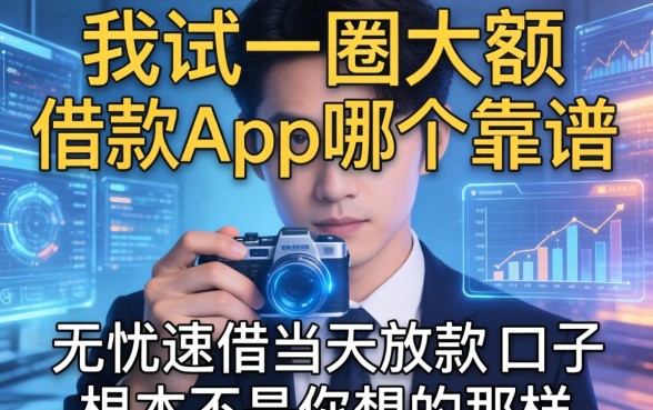 我试了一圈大额借款app哪个靠谱，发现无忧速借当天放款的口子根本不是你想的那样