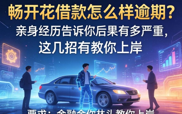 畅开花借款怎么样逾期？亲身经历告诉你后果有多严重，这几招教你上岸