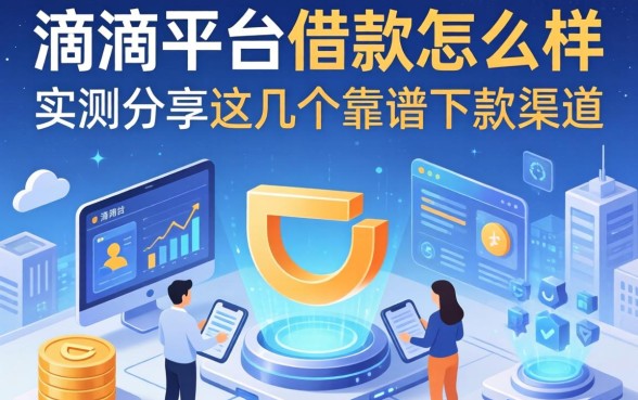 滴滴平台的借款怎么样？实测分享这几个靠谱下款渠道