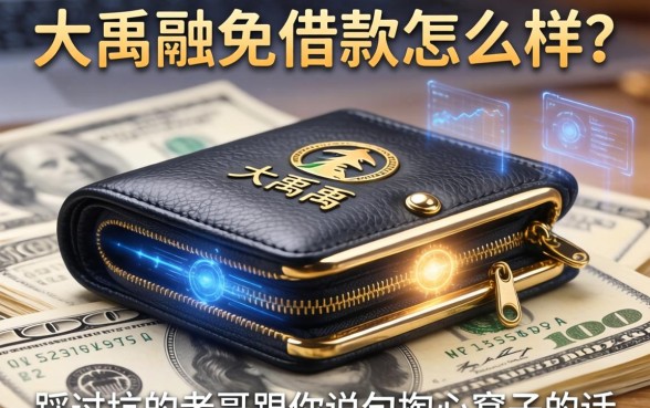 大禹钱包借款怎么样？一个踩过坑的老哥跟你说句掏心窝子的话