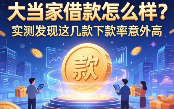 大当家借款怎么样？实测发现这几款下款率意外高