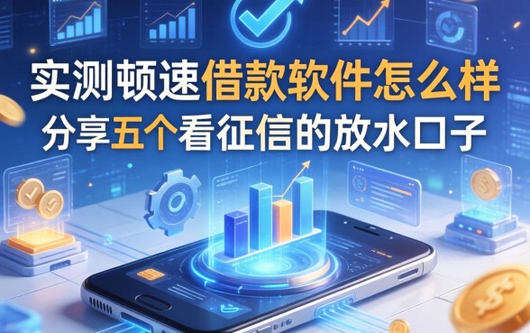 实测顿速借款软件怎么样，分享五个不看征信的放水口子