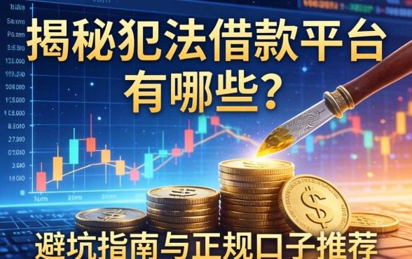 揭秘犯法的借款平台有哪些？避坑指南与正规口子推荐
