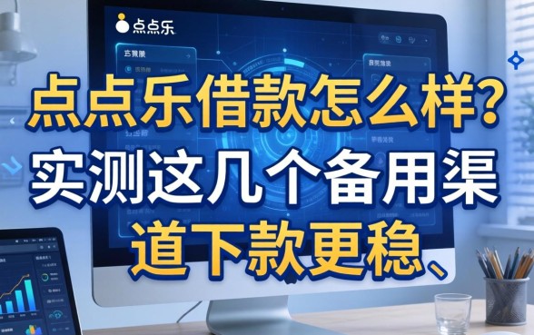 点点乐借款怎么样？实测这几个备用渠道下款更稳