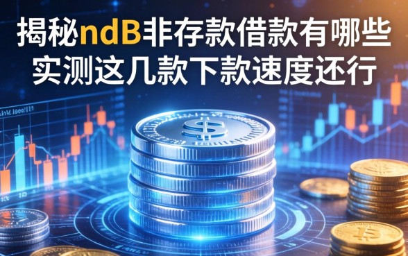 揭秘ndb非存款借款有哪些，实测这几款下款速度还行