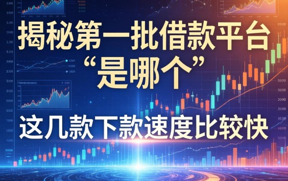 揭秘第一批借款平台是哪个，这几款下款速度比较快
