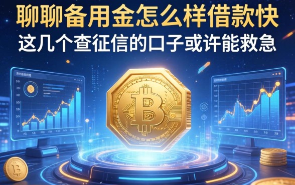 聊聊备用金怎么样借款快，这几个不查征信的口子或许能救急