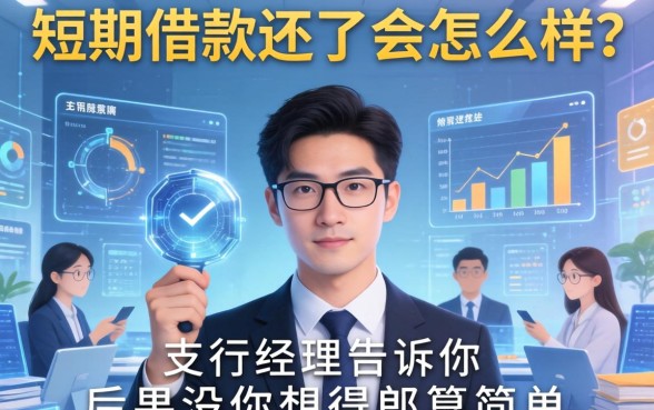 短期借款还了会怎么样？支行经理告诉你后果没你想得那么简单