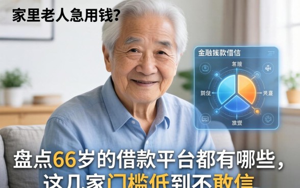 家里老人急用钱？盘点65岁的借款平台都有哪些，这几家门槛低到不敢信