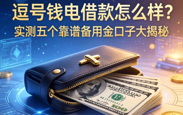 逗号钱包借款怎么样？实测五个靠谱备用金口子大揭秘