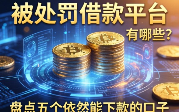 被处罚的借款平台有哪些？盘点五个依然能下款的口子