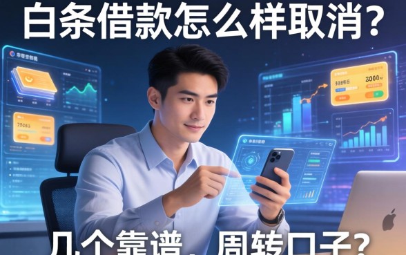 白条借款怎么样取消？分享我的操作经历并推荐几个靠谱的周转口子
