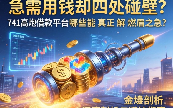 急需用钱却四处碰壁？741高炮借款平台哪些能真正解燃眉之急？深度剖析与避坑指南