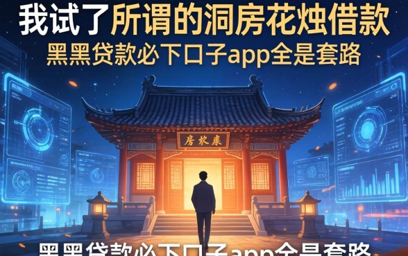 我试了所谓的洞房花烛借款，发现黑户贷款必下口子app全是套路