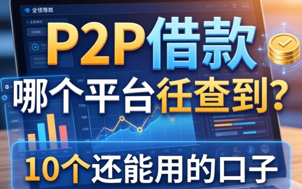 p2p借款在哪个平台可以查到？整理了10个还能用的口子